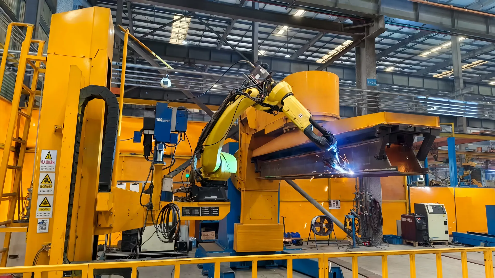 Wind Support Structure Robotic Welding Workstation