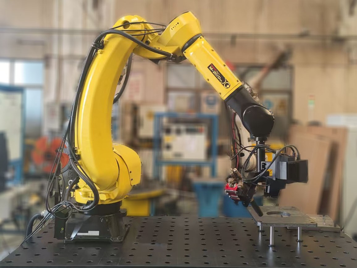 Robotic welding of thick-plate structural components