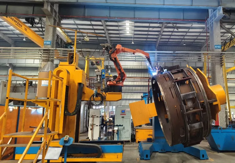 Robotic Welding System for Wind Turbine Stators and Rotors | AGR Robotics