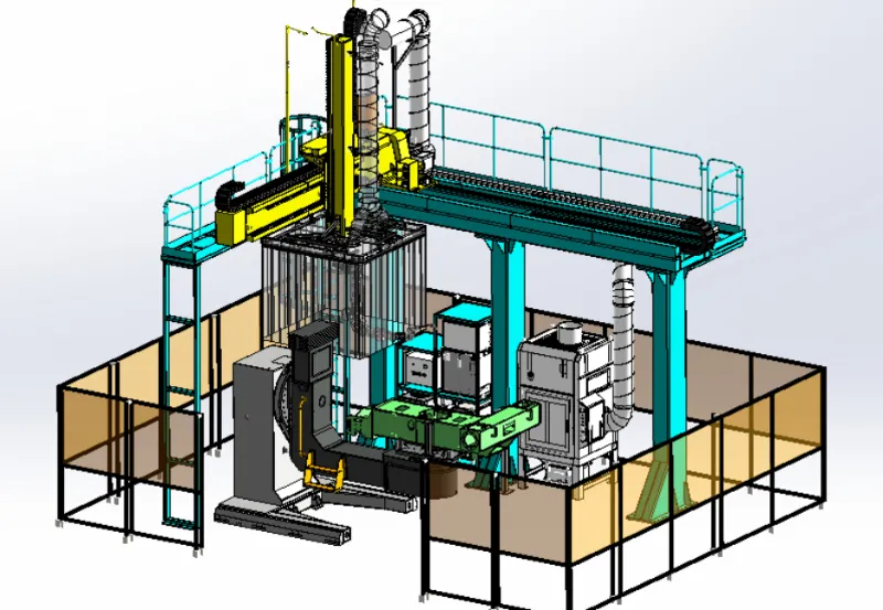 Robotic welding system for Aerial Work Platform (AWP) frames