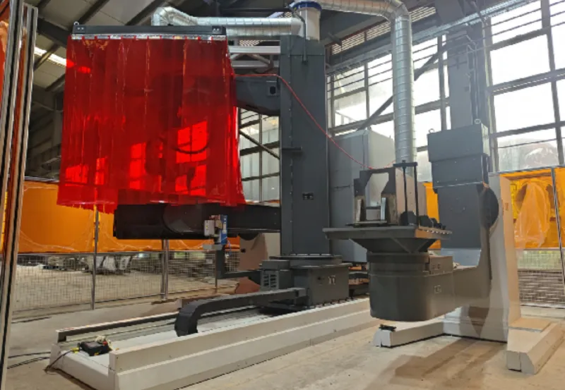 AGR dual-arm robot welding aerial lift chassis structures