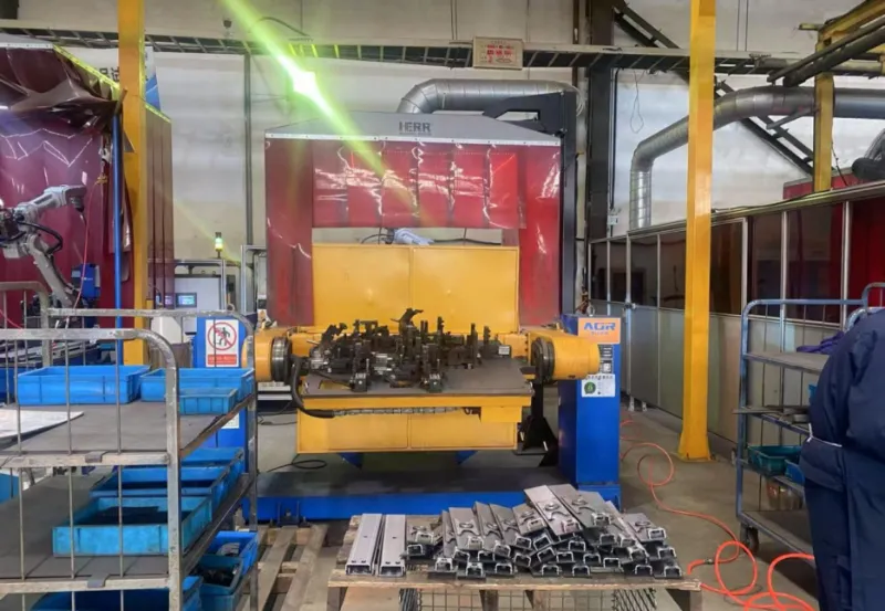 Robotic thin sheet welding solution for cabinets and panels