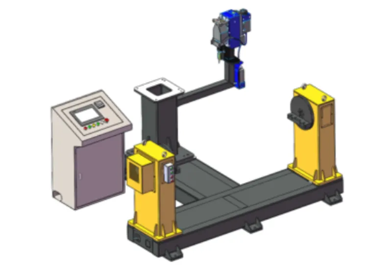 H-type single-axis positioner for robotic welding applications