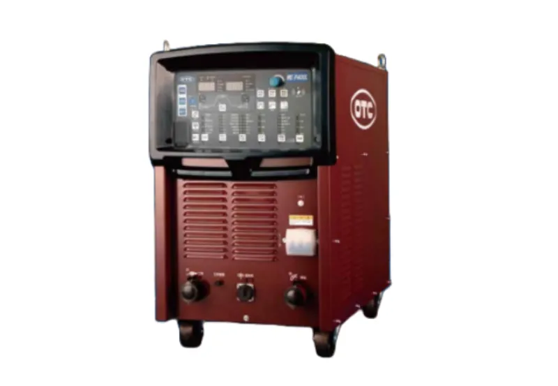 OTC welding machine integrated with robotic welding system