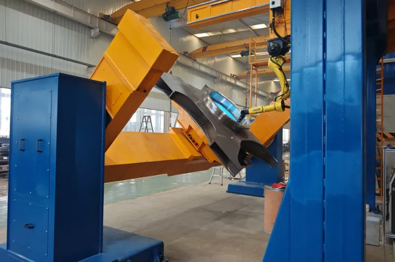 automated welding system for excavator undercarriage structure agr robotics