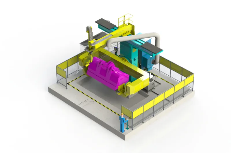 robotic welding station for loader buckets agr robotics