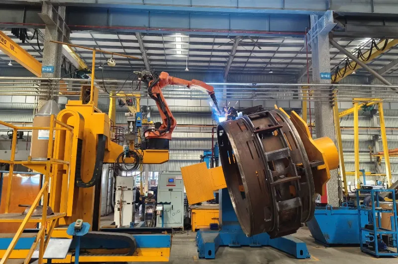 Heavy-Duty Robotic Welding for Wind Power Components