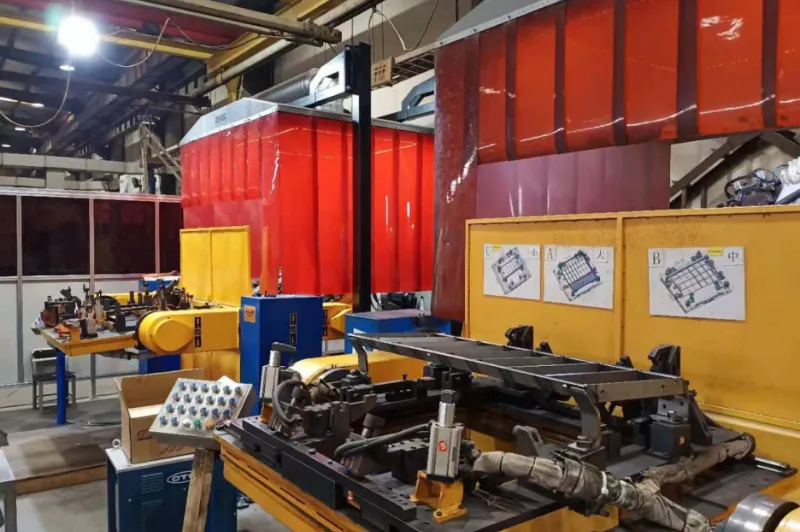 automated welding system for wind tower sections