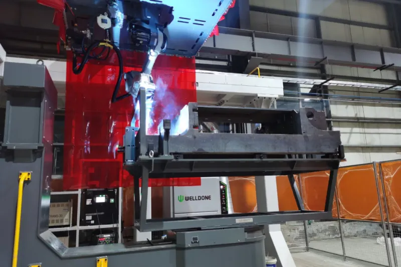 precision robotic welding automation for aerial platform structures agr robotics