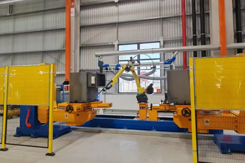 industrial robotic welding for burner housings and structural frames agr robotics