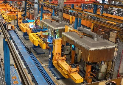 ​Automated Welding Line for Excavator Booms and Arms | AGR Robotics