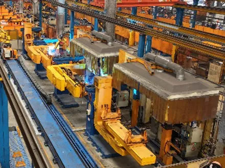 ​Automated Welding Line for Excavator Booms and Arms | AGR Robotics