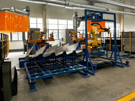 Automated Welding and Bending Workstation for Hoppers | AGR Robotics