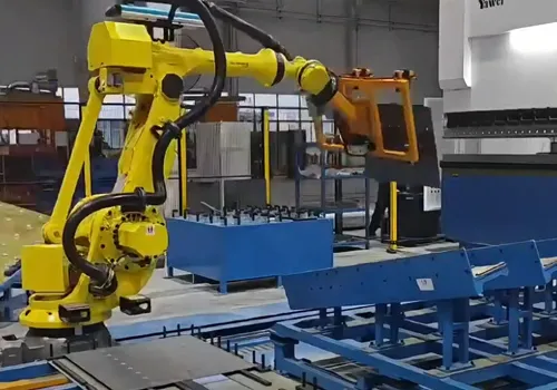 Cement Elevator Hopper Robotic Welding Workstation | AGR Automation
