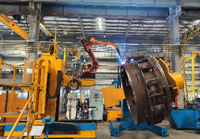 Welding Workstation for Wind Turbine Stators and Rotors