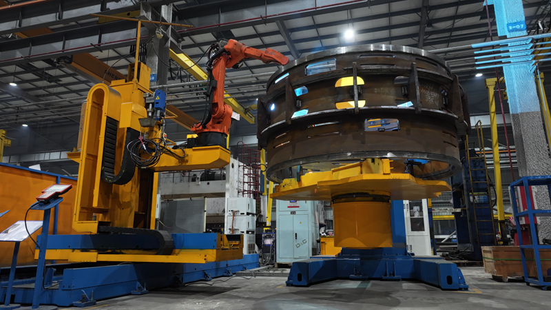 Welding Workstation for Wind Turbine Stators and Rotors